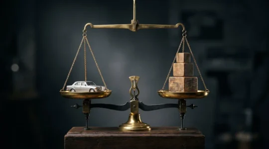 Représentation symbolique du mécanisme du coefficient bonus-malus en assurance automobile