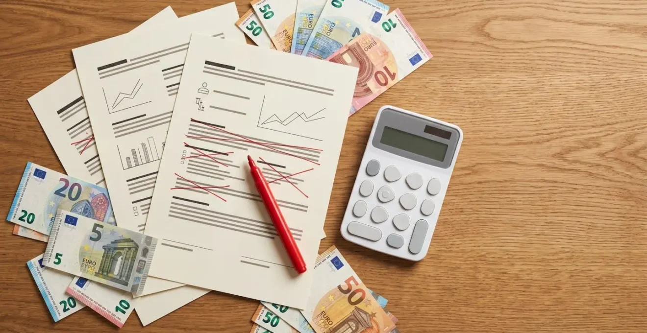 Concept d'optimisation d'assurance automobile avec documents contractuels et économies