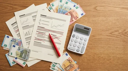 Concept d'optimisation d'assurance automobile avec documents contractuels et économies